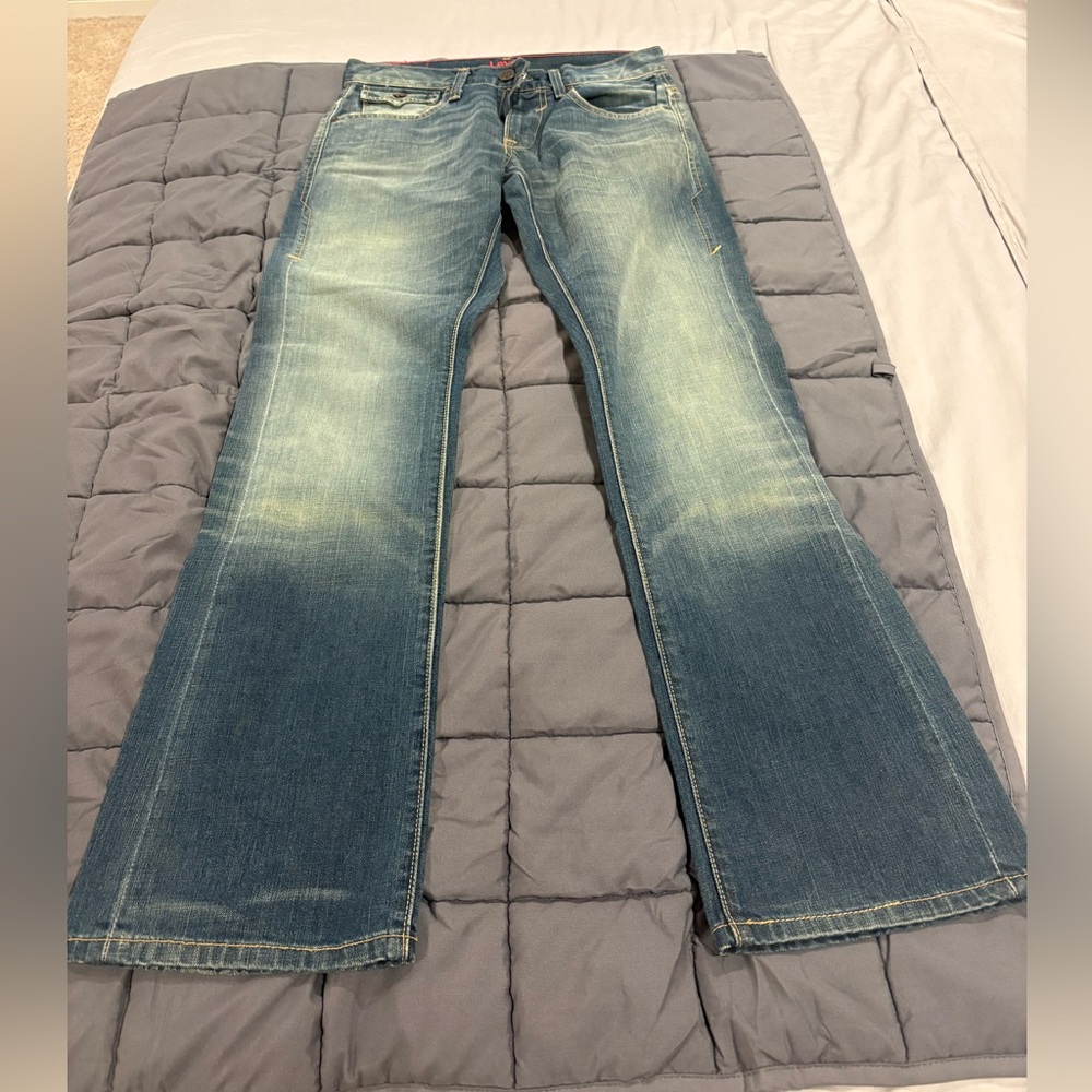 Vintage and Rare Levi’s Red Collection Boot Cut Blue Jeans